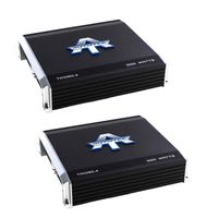 Autotek 4 Channel 1000 Watt Amp Car Audio Class A/B Power Amplifier | (2 Pack)