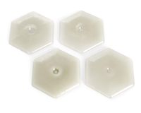 Camco Mountable Glow Pier Markers-Illuminate Your Dock or Wharf During Night, Easy to Install, Mount Wherever Needed, Hexagon Shape-4 Pack (50145)