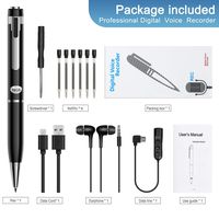 Digital Voice Activated Recorder,ATYIME Portable 16GB Voice Mini Recorders,HD Audio Recording Device with Playback,USB,MP3 for Meeting/Classes/Lectures/Speech/Interviews