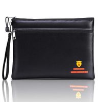 Anviky Fireproof Document Bags Fireproof Safe Bag"13.4x10" Waterproof and Fireproof Bag for Documents with Strap for A4 Document Holder,File,Cash and Tablet