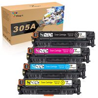 7Magic Remanufactured Toner Cartridge Replacement for HP 305A 305X CE410X CE410A for HP Laserjet Pro 400 Color M451dn M451nw M451dw MFP M475dw MFP M475dn Pro 300 MFP M375nw M351A Printer (4-Pack)
