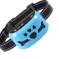 Dog Bark Collar [ 2020 New,7 Adjustable Sensitivity and Intensity Levels - Triple Anti-Barking Modes-Rechargeable - Rainproof No Barking Control Dog Collar for Small, Medium, Large Dogs (Blue)