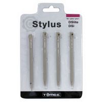 Tomee Stylus Pen Set for DSi/ DS Lite (Silver) (4-Pack)