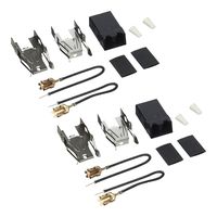 2Sets Universal Range Stove Element Plug Receptacle Block 330031 For Whirlpool Kenmore Electric Stove Range Burner Receptacle Kit AP3075808, PS340571,RR109 5301167733