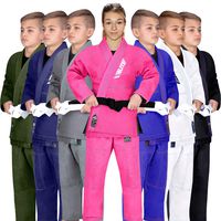 Elite Sports IBJJF Ultra Light BJJ Brazilian Jiu Jitsu Gi for Kids with Preshrunk Fabric and Free Belt, C00, Pink
