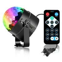 Party Lights Disco Light, Spriak Sound Activated Dj Stage Strobe Light, 7 Colors with Remote Control Disco Ball Lamps for Birthday Dance Home KTV Christmas Halloween Parties