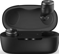 NuForce BEFREE5-BLACK Optoma Be Free5 Truly Wireless Earbuds with 16H Battery Life and Quick Charge Sweat Proof AAC Support Activate Siri and Google Assistant Headphone Black