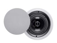 Monoprice Aria 2-Way Polypropylene Ceiling Speakers - 6.5 Inch (Pair) with Paintable Grille