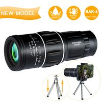 Camping Monocular Telescope 16X52, DOTSOG High Power Monocular Scope with Smartphone Holder Tripod,Clear BAK4 Prism Dual Focus Optics for Outdoor Hiking, Hunting, Camping, Concert and Bird Watching