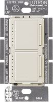 Lutron Maestro Dual Dimmer Switch for Incandescent and Halogen Bulbs, 300-Watt, Single-Pole, MA-L3L3-LA, Light Almond