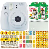 Fujifilm Instax Mini 9 Instant Camera - Smokey White