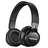 Mpow Thor Bluetooth Headphones On Ear, Hi-Fi Stereo Wireless Headset Foldable with Mic, Lightweight Comfortable Protein Earpads, Wired Wireless Mode Bluetooth Headphones for Cellphone/TV/PC
