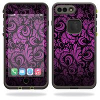 MightySkins Skin Compatible with Lifeproof iPhone 7 Plus - Purple Style | Protective, Durable, and Unique Vinyl Decal wrap Cover | Easy to Apply, Remove, and Change Styles | Made in The USA