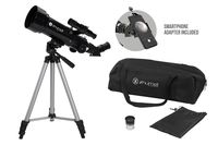 Zhumell Z70 Portable Refractor w Tripod, Phone Adapter & Carry Bag