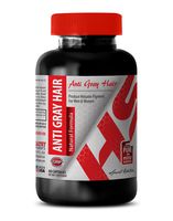 Anti-Aging Capsules - Anti-Gray Hair 1200MG - Natural Formula - Nettle for Hair - 1 Bottle (60 Capsules)