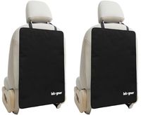 Car Seat Back Protectors by Lebogner - Luxury Kick Mat Seat Covers for The Back of Your Front Seats 2 Pack, X-Large Auto Back Seat Protector Covers, Perfect Backseat Child Kick Guard Seat Saver