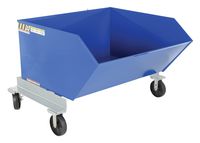 Vestil P-HOP-1 Portable Tilt Refuse Hopper, Steel, 2000 lb. Capacity, 37-3/8 x 58-13/16 x 52-7/8 inches (H x W x D)