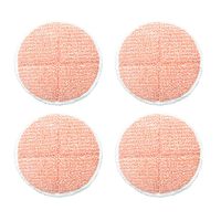 Zhaowei 4Pcs Steam Mop Parts Mop Head Replacement Rag for Bissell 2124/2039A Series (Pink)