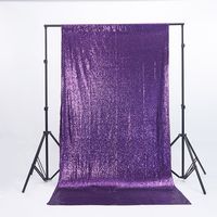 Zdada Purple 6ftx8ft Sequin Photography Backdrop/Curtain For Wedding/Christmas