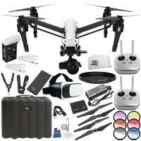 DJI CP.BX.000088 Inspire 1 Raw - Dual Remote w/Zenmuse X5R Micro Four Thirds Aerial Camera Virtual Reality Experience Starters Bundle