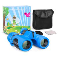 Kids Binoculars, Shock Proof 8x21 Kid Binoculars Toy Gift,High Resolution & Real Optics with Folding Spotting Telescope for Bird Watching, Hunting,Hiking,Christmas/Birthday Presents for Boys and Girls