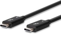 Plugable Thunderbolt 3 Cable 40Gbps Supports 100W Charging, 2.6 feet (0.8 Meters), 5A, USB C Compatible (Thunderbolt 3 Certified) (Renewed)