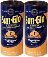Twin Pack of Sun-Glo #7 Speed Shuffleboard Powder Wax