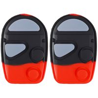 qualitykeylessplus Two Replacement 4 Button Rubber Pads for Nissan Remote Key Fob with Free KEYTAG