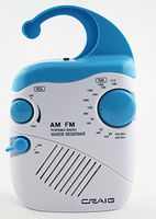 Craig Am/Fm Splash Proof Shower Radio
