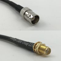 3 feet RG316 BNC FEMALE to SMA FEMALE Pigtail Jumper RF coaxial cable 50ohm High Quality Quick USA Shipping