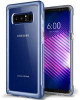Caseology Skyfall for Samsung Galaxy Note 8 Case (2017) - Clear Back & Slim Fit - Blue Coral