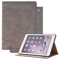 iPad Pro 10.5 Case, Vacio PU Leather Screen Protective Luxury Book Style Folio Case Design Multi-Angle Viewing Stand Book Cover for iPad Pro 10.5 -Gray