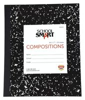School Smart Flexible Cover Ruled Composition Book, 8-1/2 x 7 Inches, 40 Pages