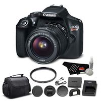 Canon EOS Rebel T6 DSLR Camera Kit with EF-S 18-55mm f/3.5-5.6 is II Lens with UV Filter + Carrying Case