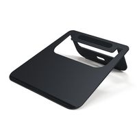 Satechi Lightweight Aluminum Portable Laptop Stand - Compatible with MacBook, MacBook Pro, Microsoft Surface Pro and more (Matte Black)