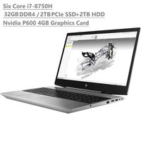 2019 Newest HP Zbook 15V G5 15.6" FHD Touchscreen Mobile Workstation Laptop (Intel Six-Core i7-8750H, 32GB DDR4 RAM, 2TB PCIe NVMe SSD+2TB HDD) Fingerprint, Backlit, Thunderbolt, Windows 10 Pro
