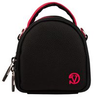 Premium Point Shoot Digital Camera Case Bag with Shoulder Strap for Sony DSCW800B 20.1MP, Canon PowerShot ELPH 180, Panasonic Lumix FZ80, AbergBest 21 Mega Pixels 2.7, Olympus TG5