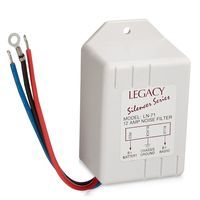 Legacy Noise Suppressor - Rated 12 Amps Power and Reduces or Eliminates Engine Interference - Compatible with Receiver, Equalizers and Amplifiers for Car Stereos - LN71