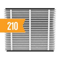 Aprilaire 210 Replacement Air Filter for Aprilaire Whole Home Air Purifiers, Clean Air Dust Filter, MERV 11 (Pack of 2)