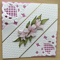 Gilroy Flower Corner Metal Cutting Dies Embossing Stencil Template for DIY Scrapbook Album Invitation Card Craft