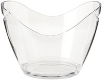 Prodyne G-4-C Vino Gondola Wine Tub, Clear