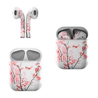Skin Decals for Apple AirPods - Pink Tranquility - Sticker Wrap Fits 1st and 2nd Generation
