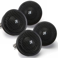 Kicker Speaker Bundle - Two pairs of Kicker 1 Inch KS-Series Tweeter 41KST254
