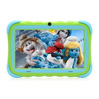 Tablet 7 inch for Kids Google Android 7.1 Quad Core 16GB IPS HD Screen Wi-Fi Bluetooth and Dual Cameras GMS Certified with Kids Proof Case - Green