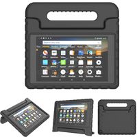 TIRIN All-New Fire HD 8 2018/2017 Case - Light Weight Shock Proof Handle Kid-Proof Cover Kids Case for All-New Fire HD 8 Tablet (7th and 8th Generation Tablet, 2017 and 2018 Release), Black
