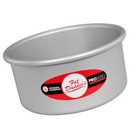 Fat Daddio's PRD-63 Round Cake Pan, 6 x 3 Inch, Silver