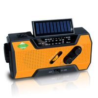 Service Survival Emergency Radio & NOAA Weather Radio | 2000mAh Hand Crank Radio & Battery Powered Radio AM/FM NOAA Solar Radio Weather Radio Weather Radio LED Flashlight USB Power Charger