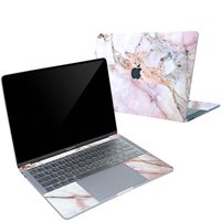 Digi-Tatoo 4-in-1 MacBook Skin Decal Sticker Compatible with Apple MacBook Air 13 Inch 2018 Release (Model A1932), Full Body Protective, Removable and Anti-Scratch, Cracked Marble
