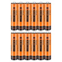 iMah AAA Rechargeable Batteries, Also Compatible with Panasonic Cordless Phone Battery HHR-4DPA/4B Ni-MH 1.2V 550mAh HHR-55AAABU and 750mAh HHR-75AAA/B-6, Outdoor Garden Solar Lights, Pack of 12