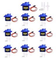 CenryKay 10PCS SG90 Micro Servo Motor RC Robot Helicopter Aircraft Control 9G